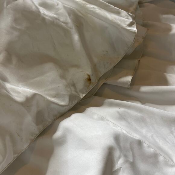 Ella Rosa Wedding Gown Dress Sweatheart Strapless Bust Beaded Bustling 10/12 - Picture 10 of 15